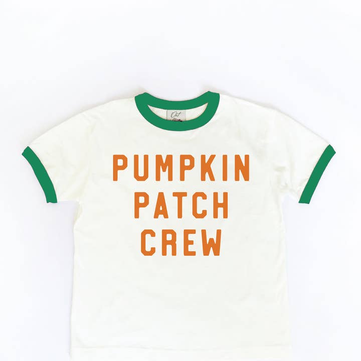 PUMPKIN PATCH CREW Toddler Unisex Ringer Top and other Purchase Wholesale toddler ringer tee. Free Returns & Net 60 Terms on Faire trending on Faire.