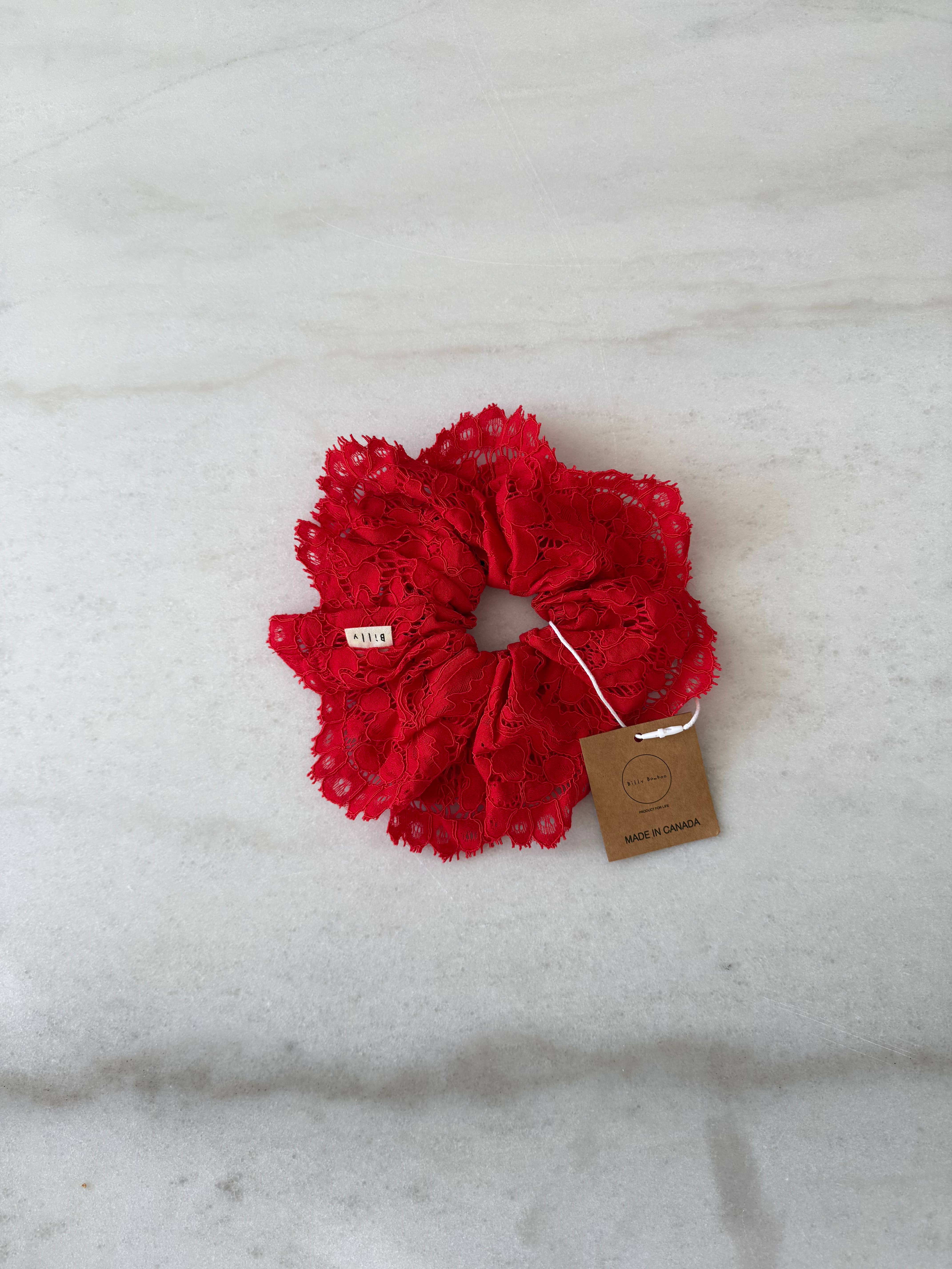 Billy Bamboo – wholesale Scrunchie - Women’s – LACE SCRUNCHIES - neutral3