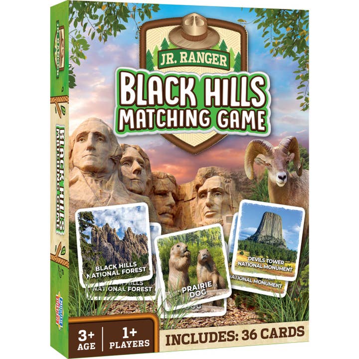Masterpieces Puzzles - Wholesale Brain Game - Kids - Jr Ranger - Black Hills Matching Game
