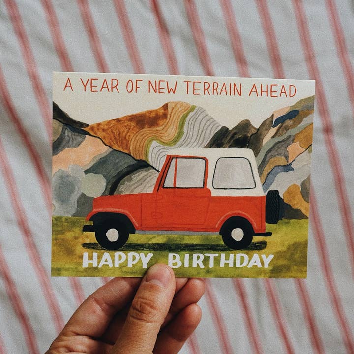 Small Adventure - Wholesale Birthday Card - Year Of New Terrain Birthday Card