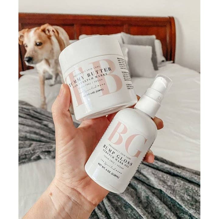 The Spoiled Mama - Venta al por mayor Aceite/crema para el vientre - Premamá - Aceite para estrías Bump Gloss6