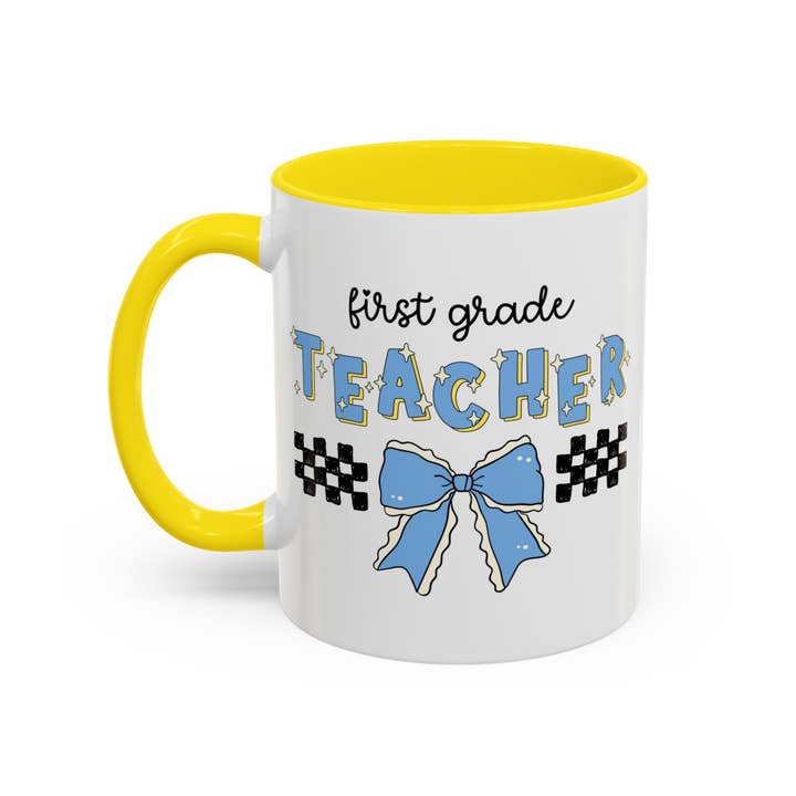 First Grade Teacher Coffee Mug for wholesale by Opal and June