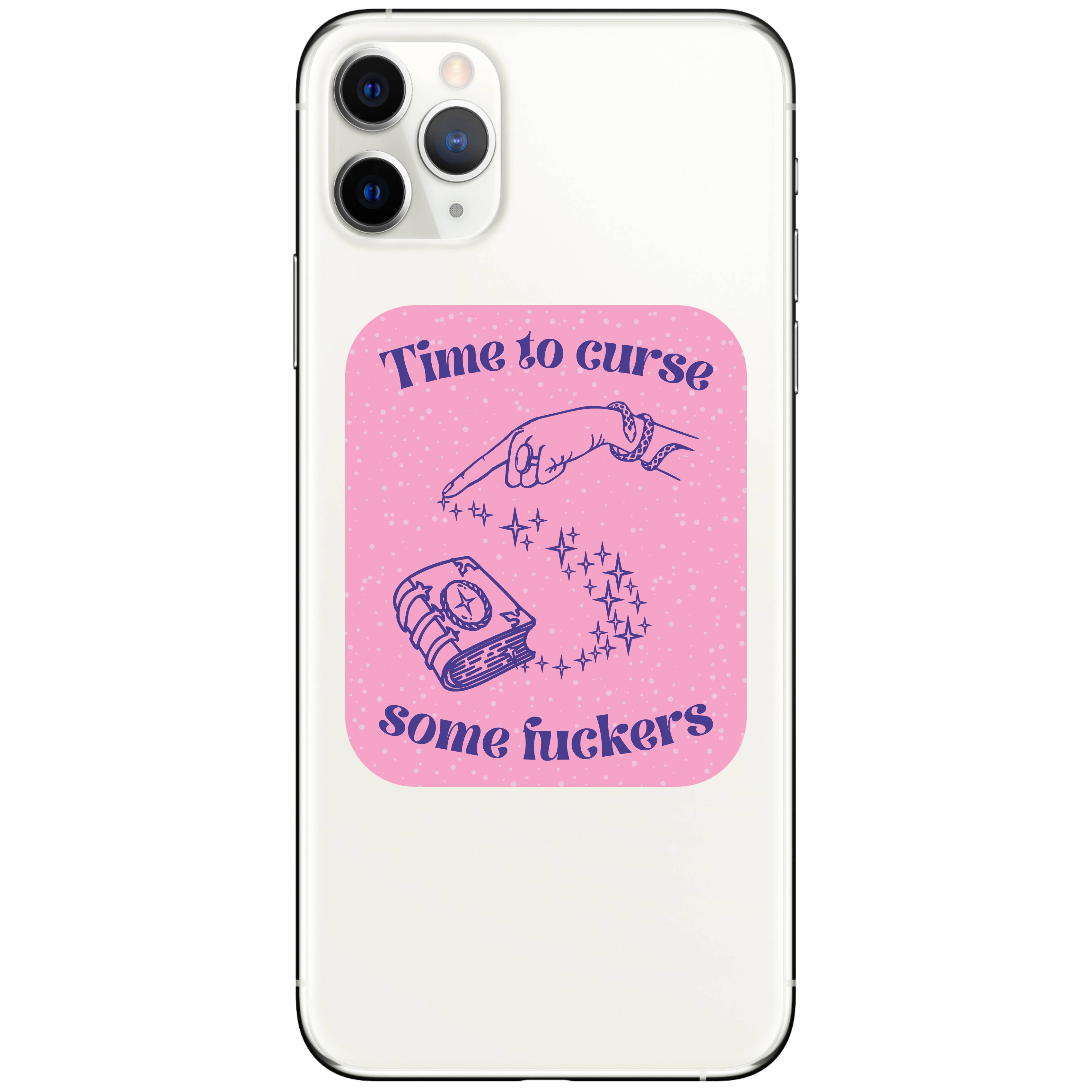 Juju and Moxie - Wholesale Sticker - Magic Curse Fuck Swear Funny High Quality Vinyl Sticker4