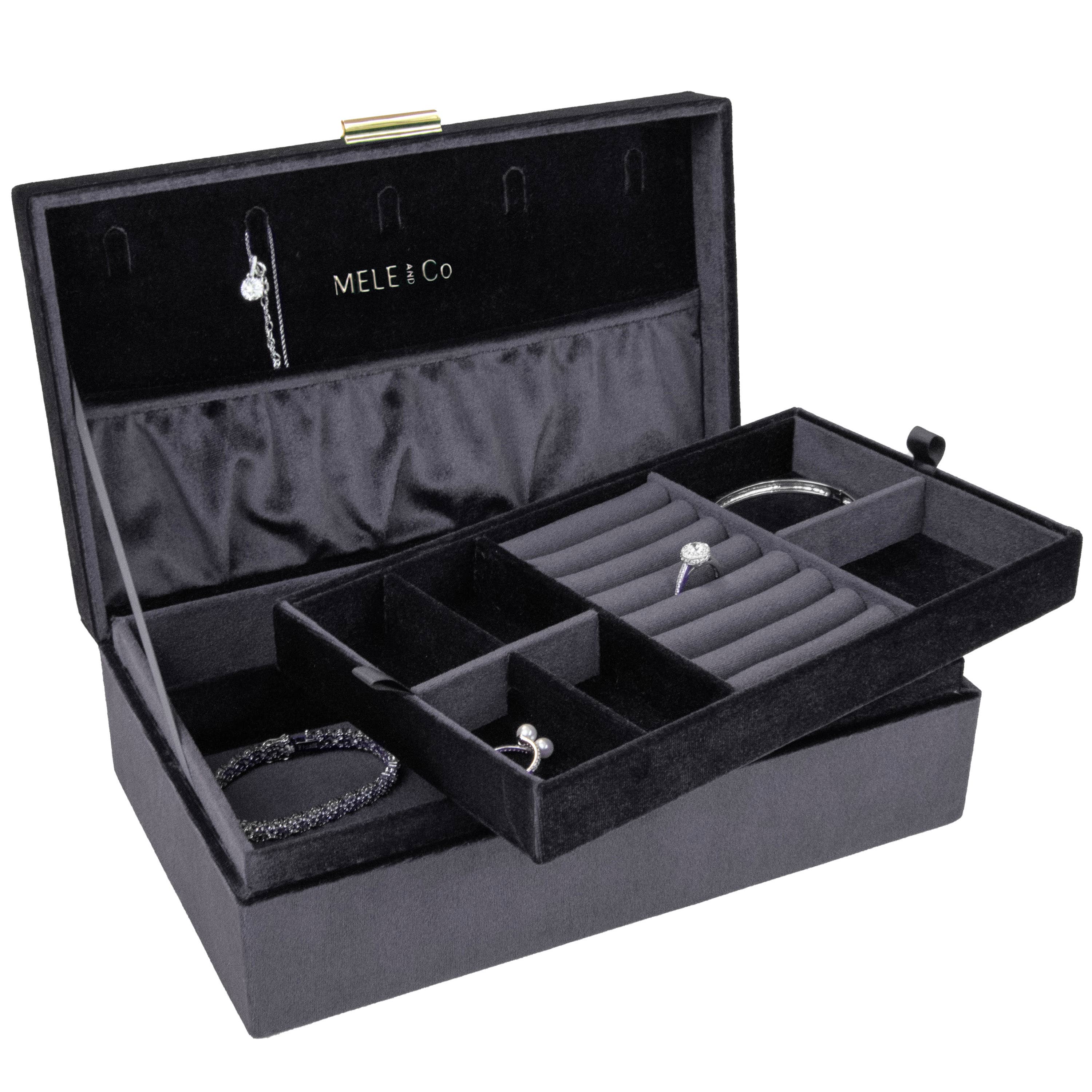 Mele and Co - Wholesale Jewelry Box/Organizer - Mele and Co Jewel Velvet Jewelry Box12