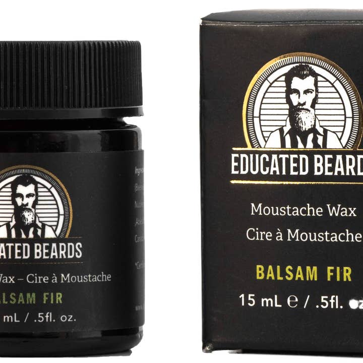 Cera de bigode de abeto bálsamo 15ml/.5fl.oz por atacado de Educated Beards