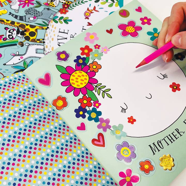 Rachel Ellen Designs – wholesale Colouring and activity book – kids and baby – Sticker Scene Books - Love Our Planet8