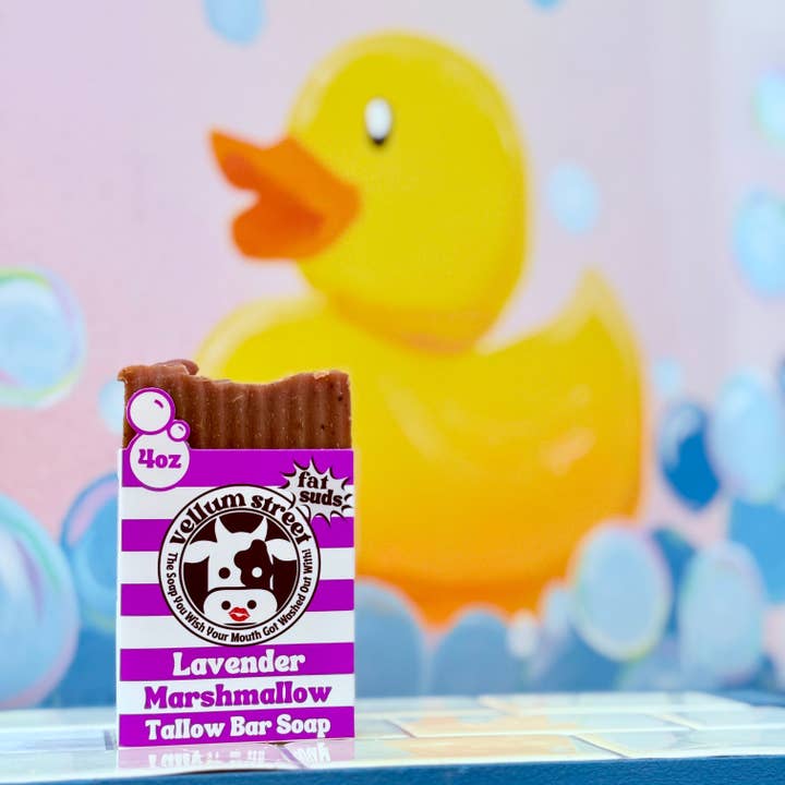 Vellum Street - Wholesale Bar Soap - 4oz Tallow Bar Soap16