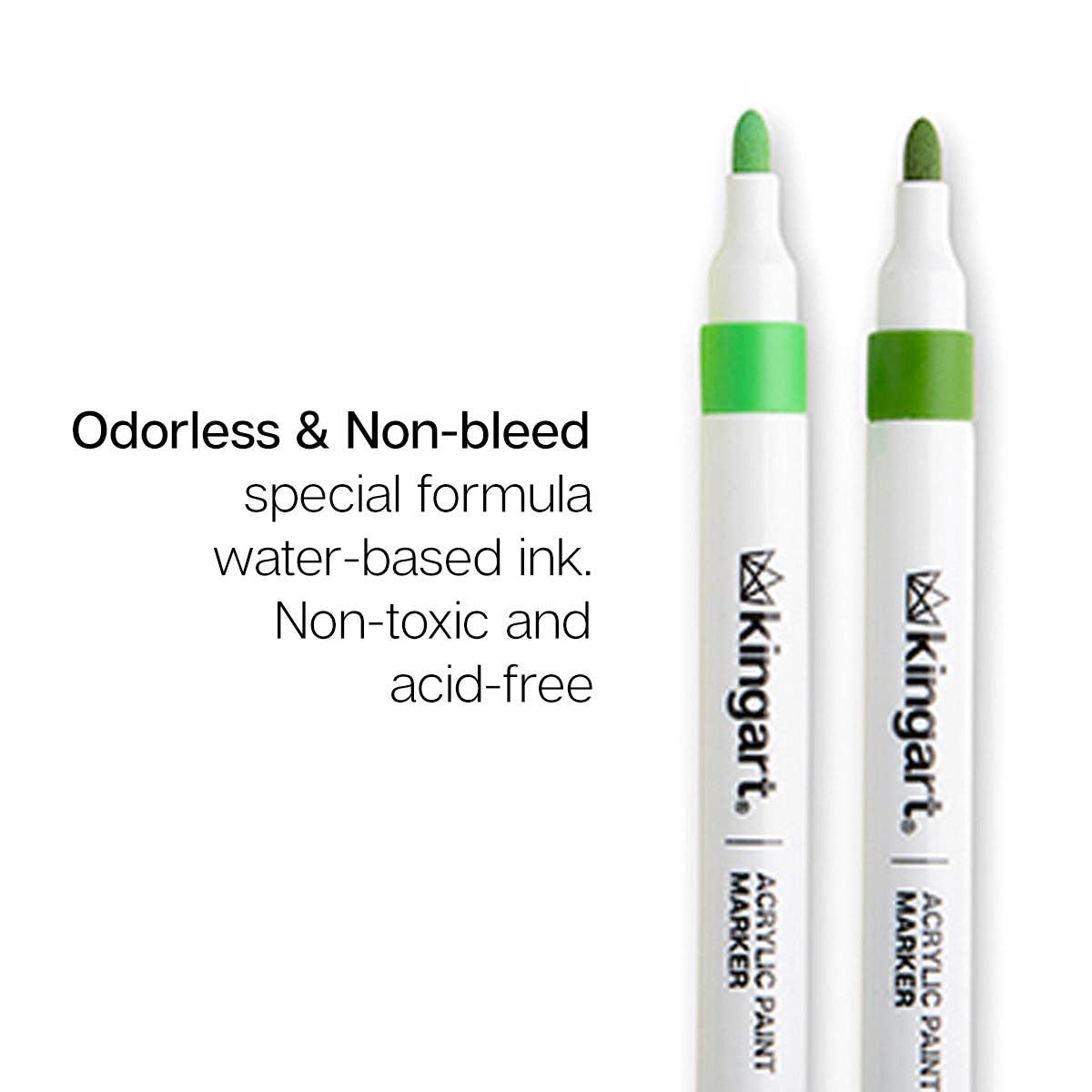 KINGART – Großhandel Marker – Acrylfarbmarkierer - 48 Farben5