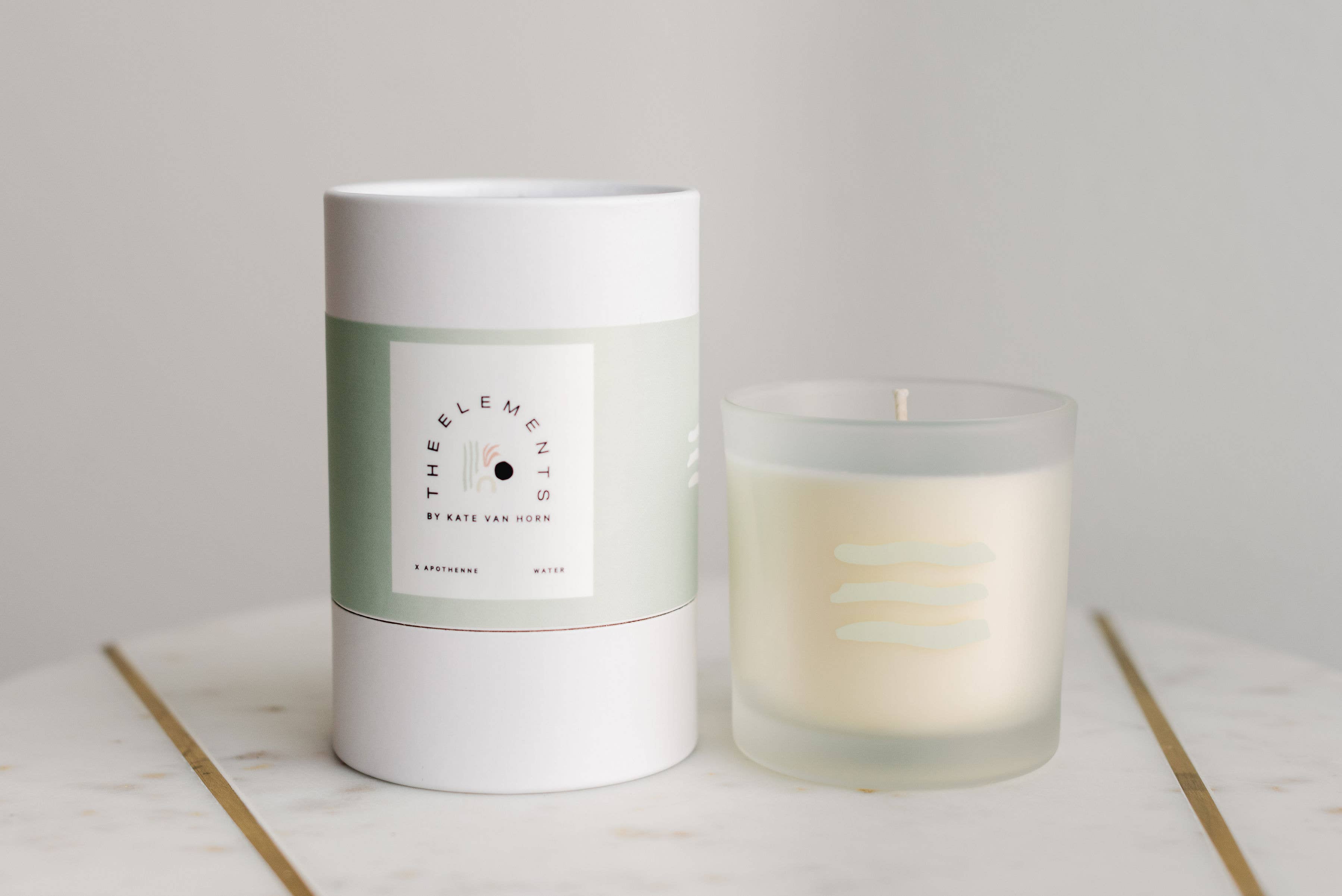 Apothenne Los Angeles - Wholesale Jar/Filled Candle - 10 oz Water Element Candle2