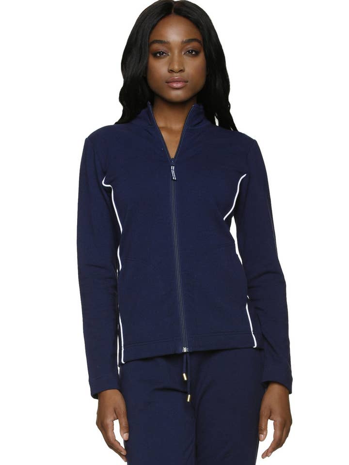 EVY JACKA-NAVY för wholesale av Helen Jon