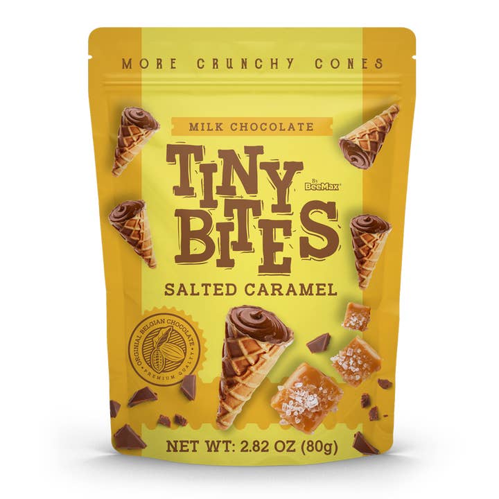 Tiny Bites Salted Caramel Cone 2.82 oz for wholesale by Beemax
