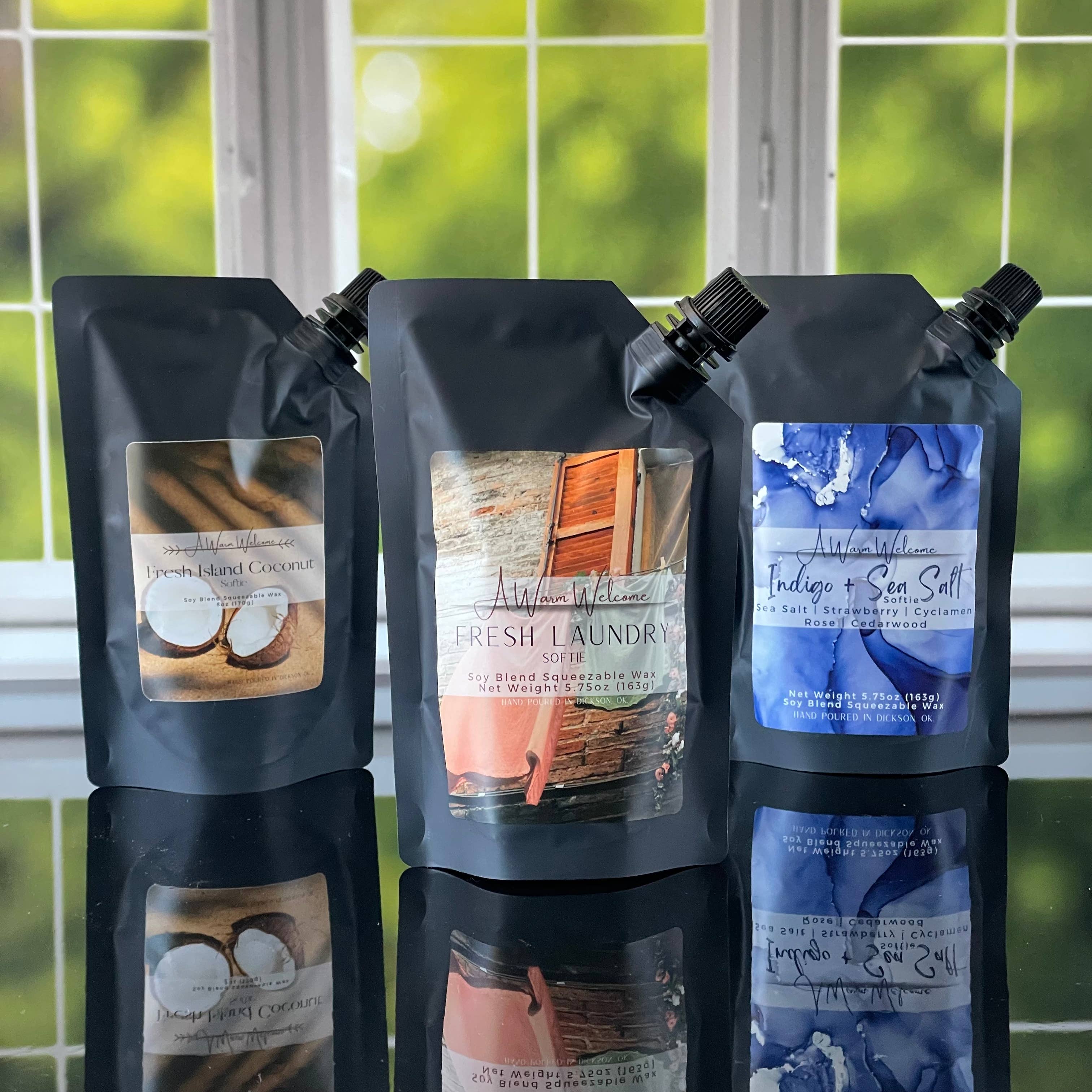 A Warm Welcome - Vente Fondants - Douce à l'indigo et au sel de mer | Parfum exclusif AWW | Cire à presser2