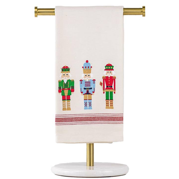 The Royal Standard - Wholesale Hand Towel - Nutcracker March Hand Towel Cream/Multi 20x28