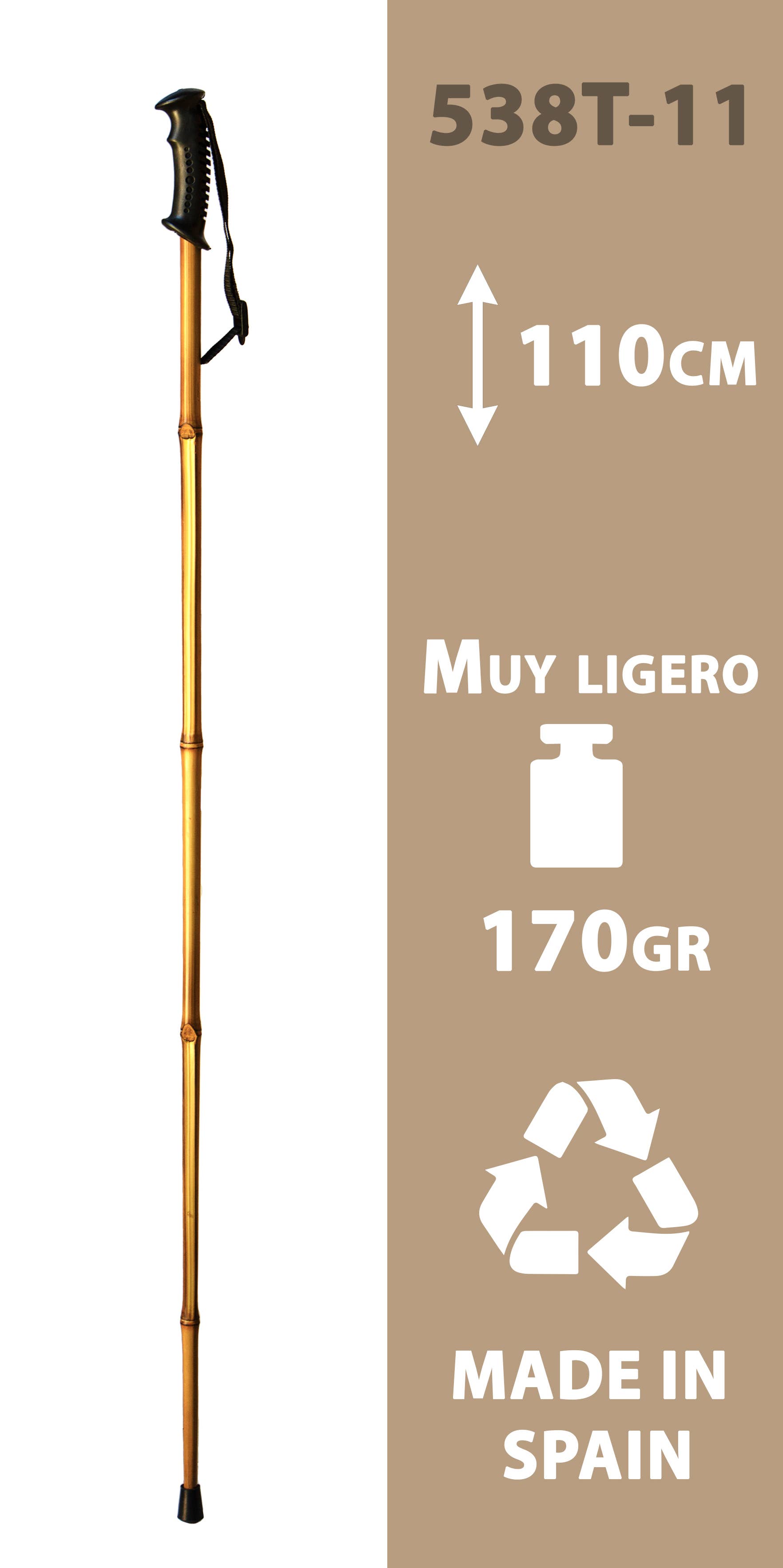 Segorbina BASTONES - Wholesale Sporting Accessories - Trekking pole bamboo cane very light1