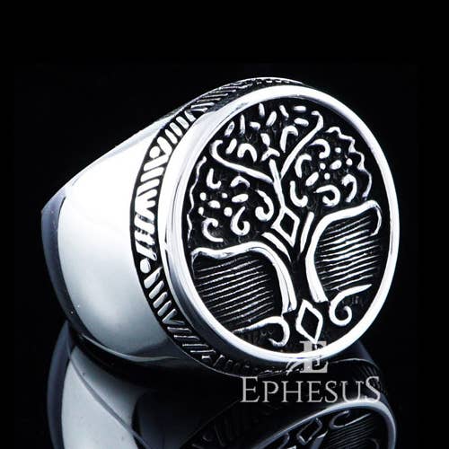 Anillo de Plata Esterlina Árbol de la Vida para venta al por mayor de Ephesus Jewelry