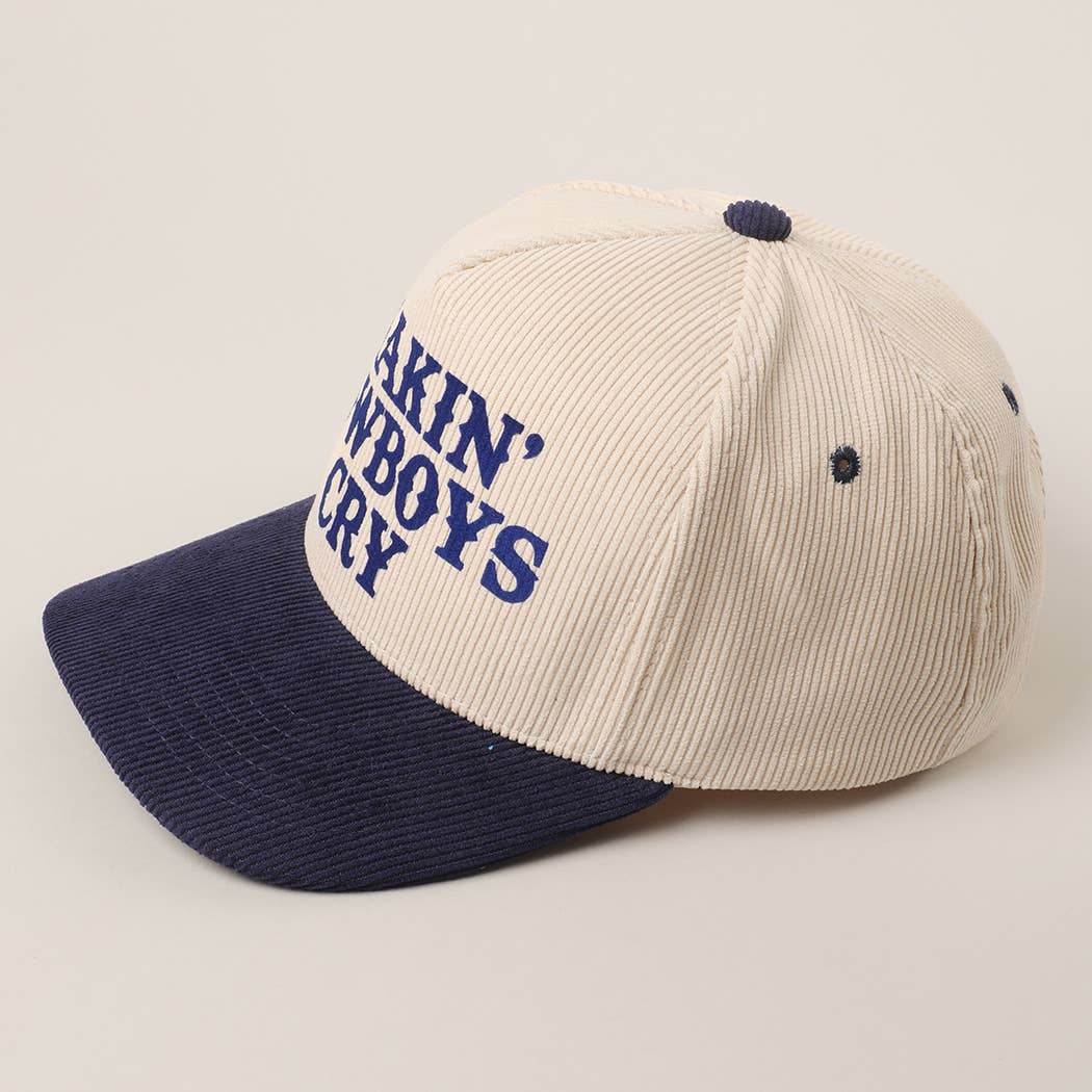 Fashion City - Wholesale Truckerpet - Dames - MAKIN' COWBOYS CRY Corduroy Trucker Pet17