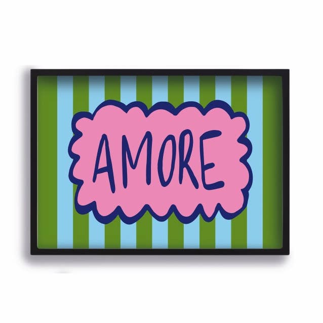 Manifesto A4 Amore Quartiere Libero per la vendita all'ingrosso da parte di Quartier Libre Papier