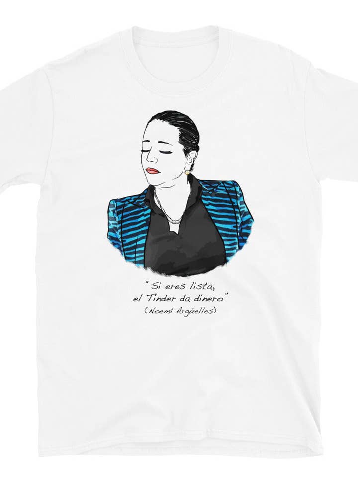 Unisex T-shirt, Noemi Argüelles for engroshandel hos El loco del Pelo Rizo