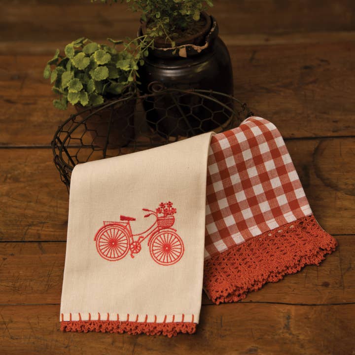 Crochet Envy 18x26 Ginger Spice Tea Towel Set of 2 for wholesale by Heritage Lace