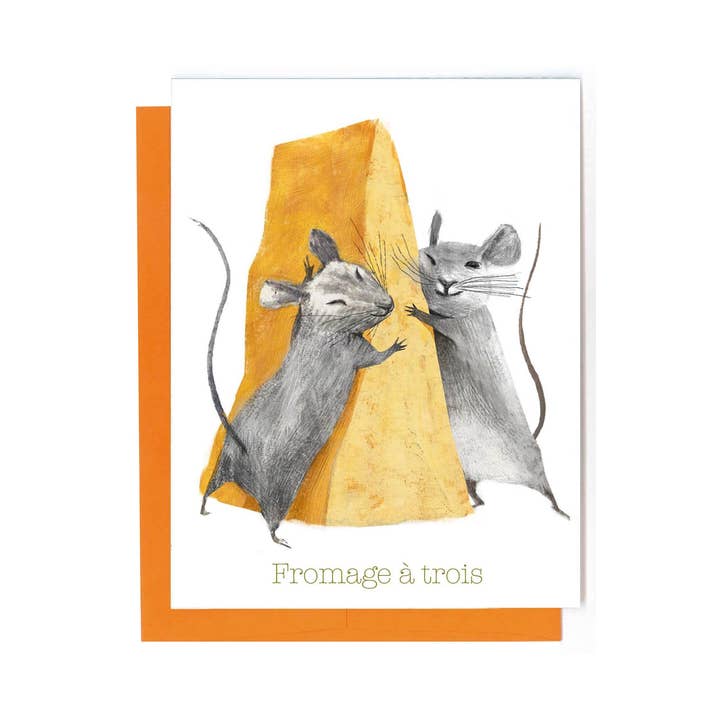 Artiphany EU - Wholesale Verjaardagskaartje - Cheese Lovers - set van 8 kaarten5