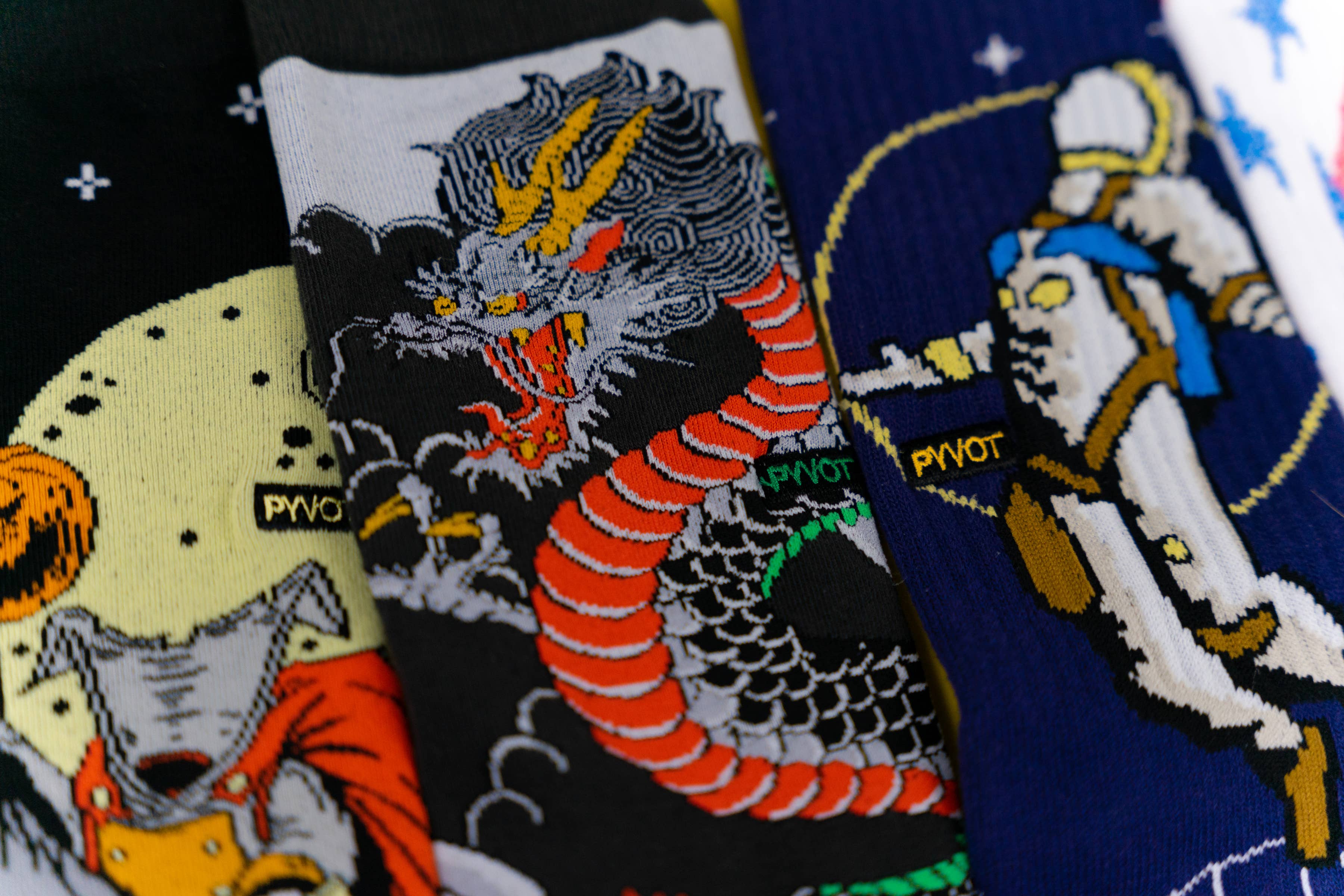 Noir Chaussettes Way Of The Dragon en vente sur Faire6