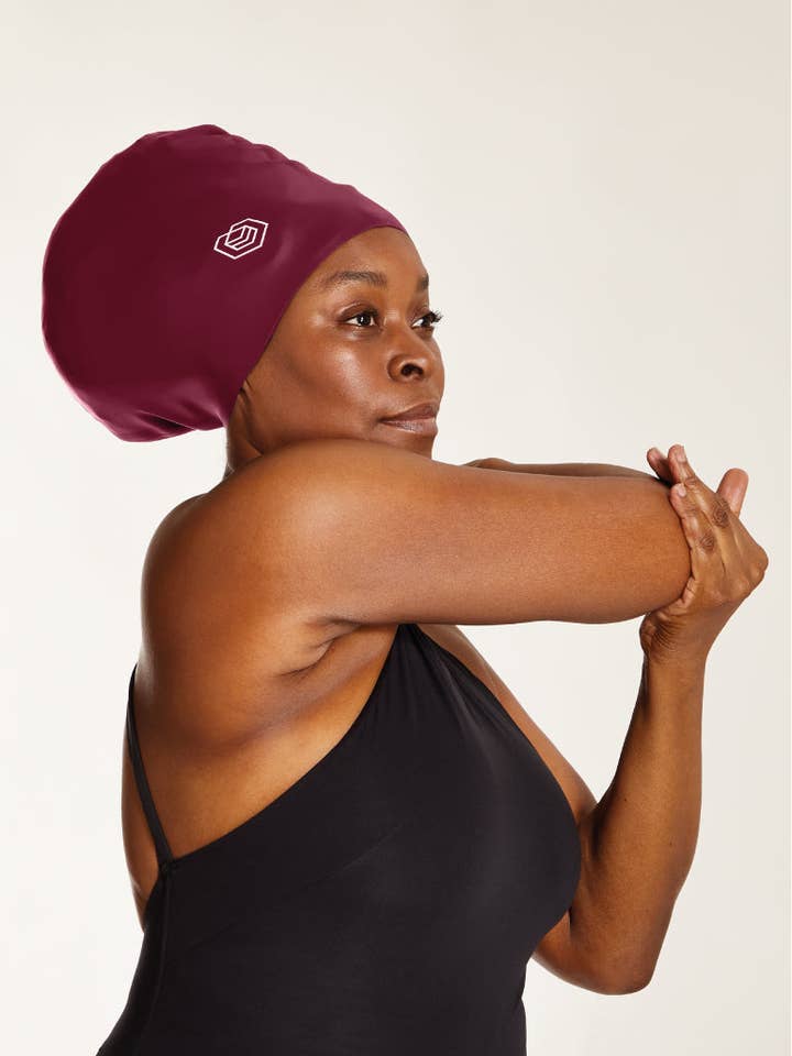 SOUL CAP – Großhandel Badekappe – Unisex – Voluminöse Schwimmkappe für Erwachsene – für langes, lockiges und volles Haar28