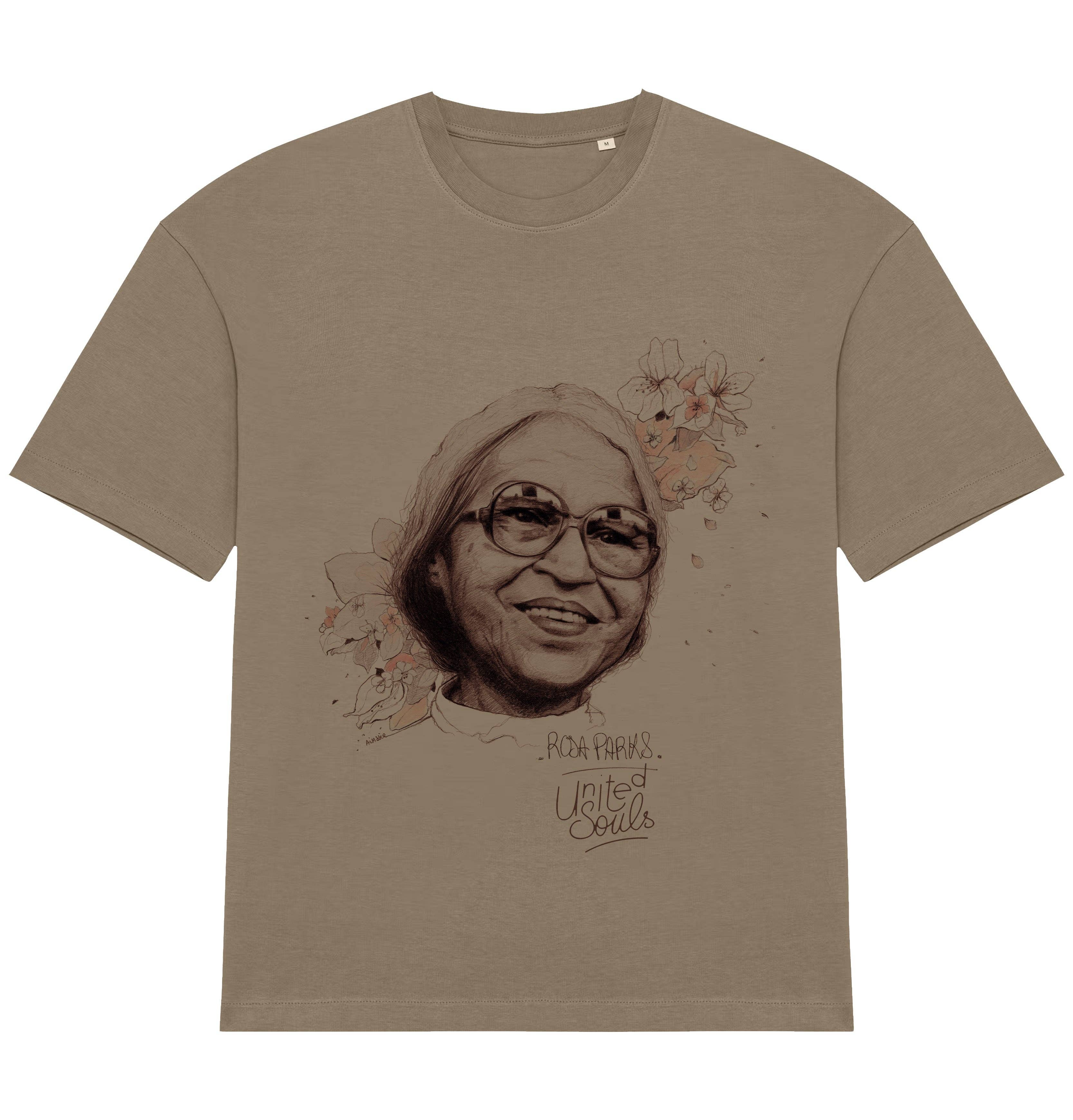 UNITED SOULS – wholesale Screen printed t-shirt – Men′s – Rosa Parks I The Oversized T-shirt Men2