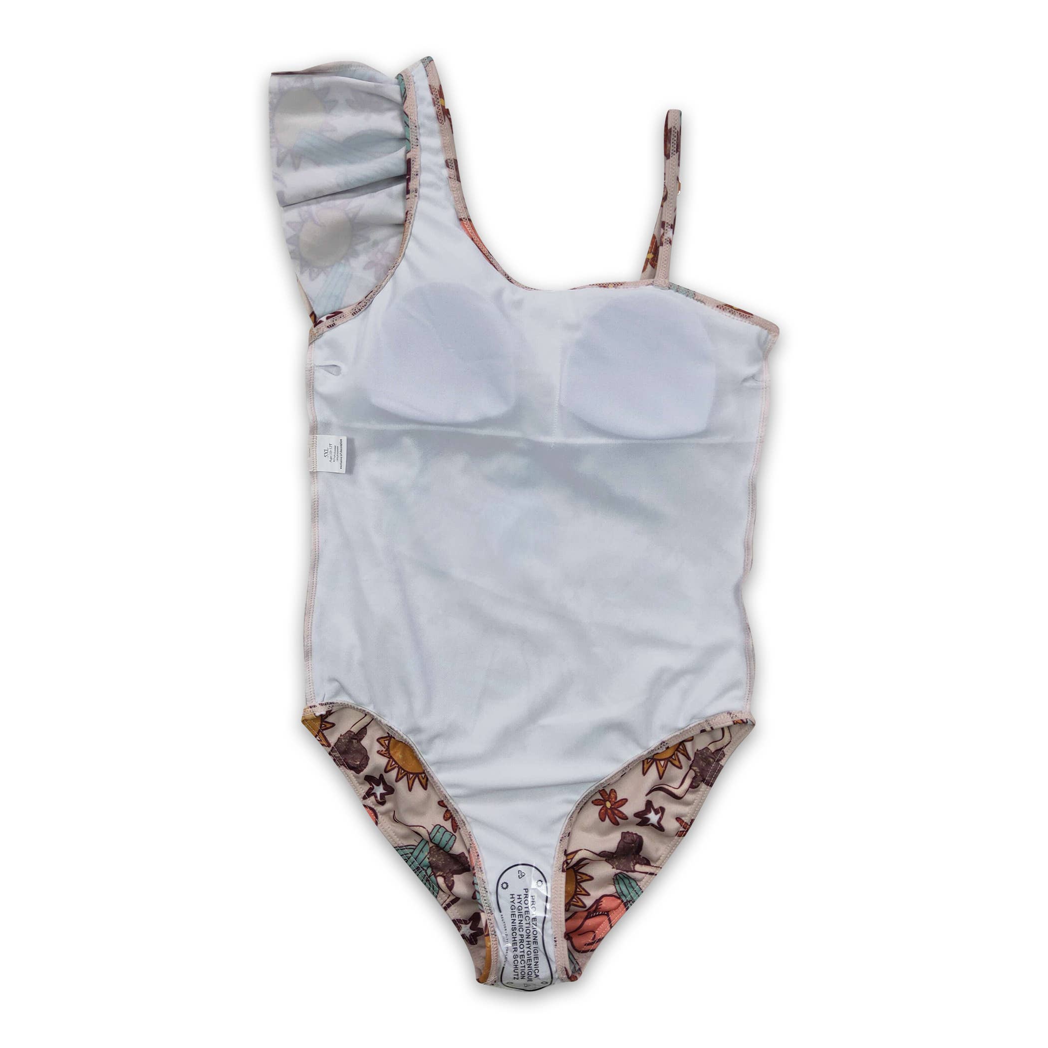 Yawoo Garments - Wholesale Two Piece Swimsuit - Kids - Cactus bull skull western baby kids swimwear3