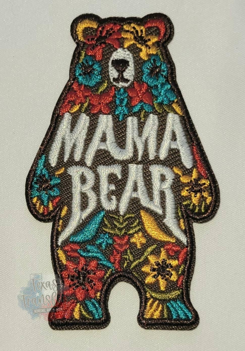 Texas Transfers – wholesale Patch – Mama Bear Iron-On Patch0