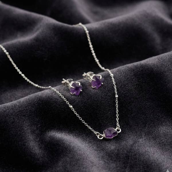 Handmade Amethyst Set in its Natural form in Silver 925
for wholesale by Aromatik Australia