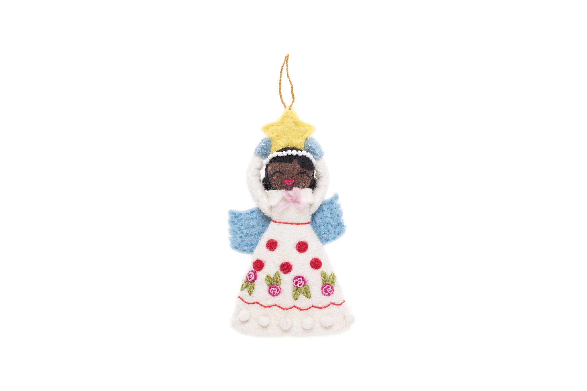 White Angel Ornament - Simone for wholesale on Faire