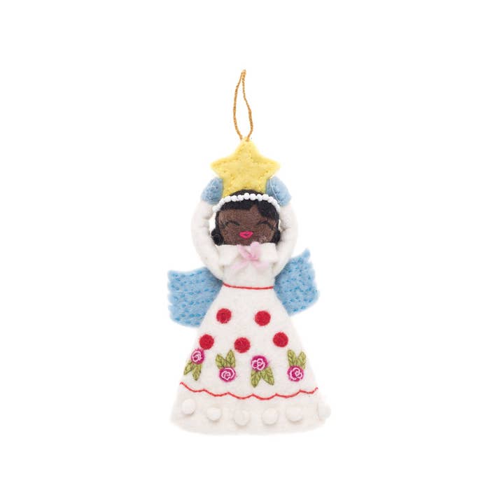 Angel Ornament - Simone for wholesale by French Knot