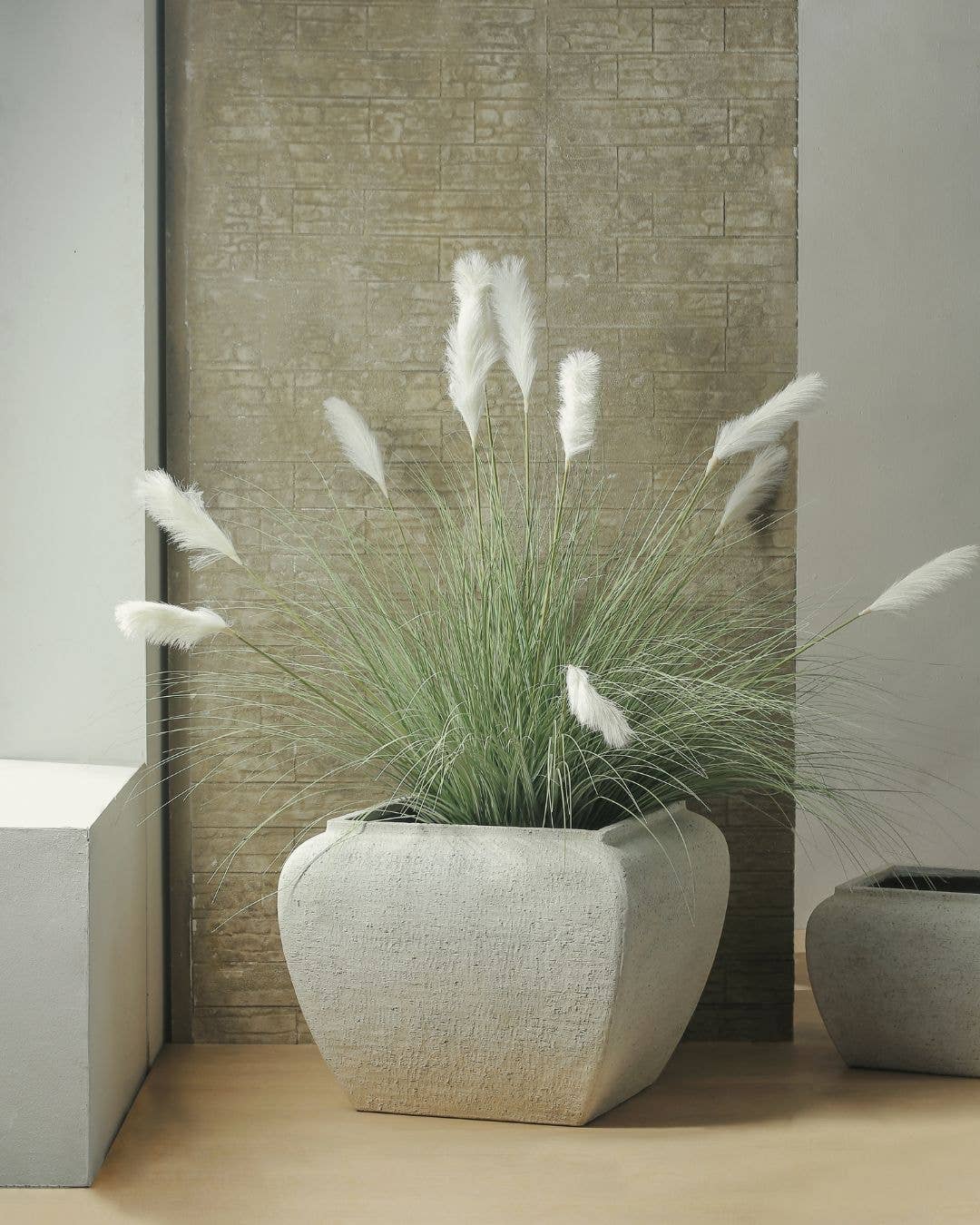 The Farmer's Daughter - Wholesale Plant Pot - Delfin GRC Cement Planter Set/2 – White