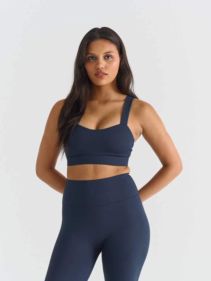 Softsculpt Sweetheart Bra - Navy for wholesale by Sisterly Tribe