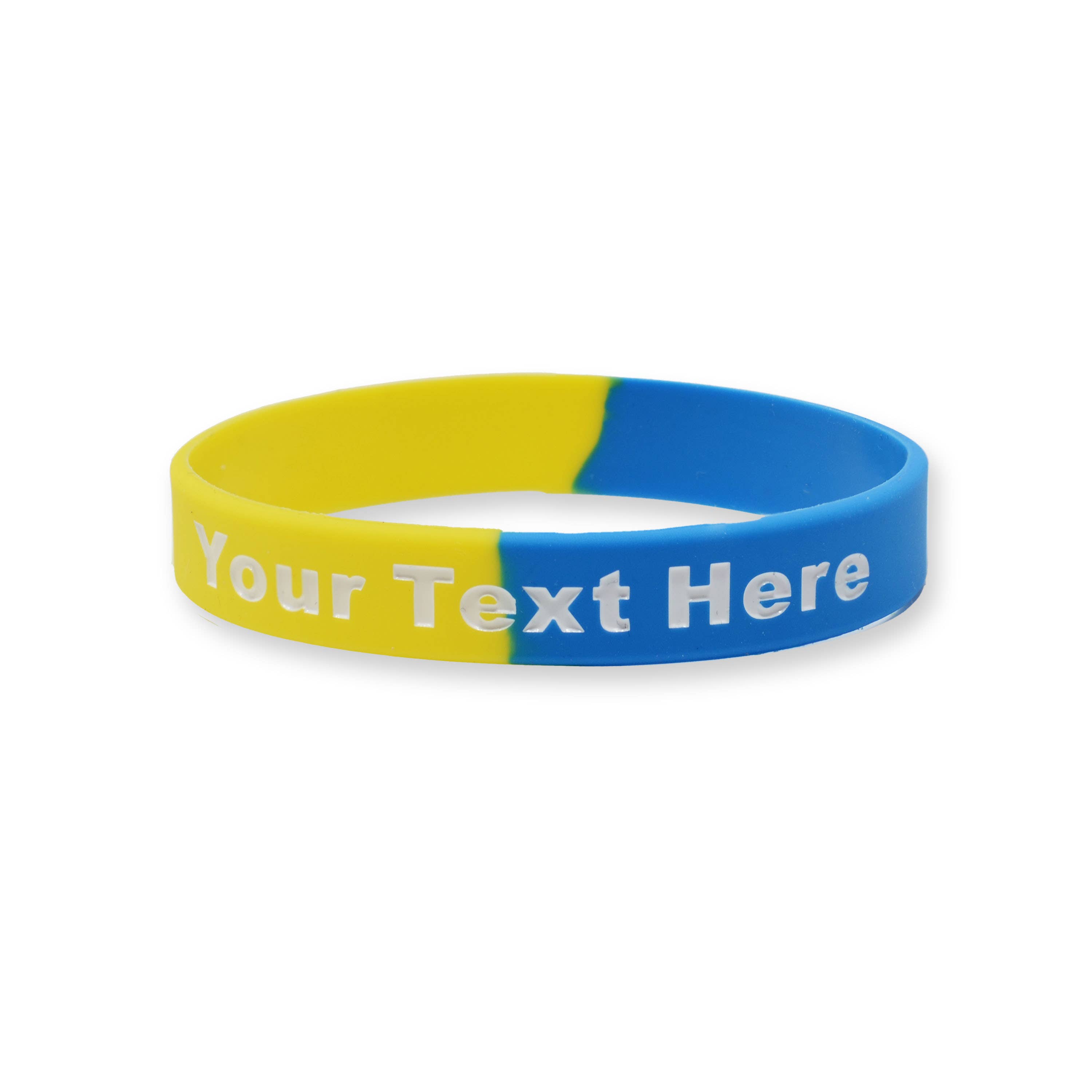 RapidWristbands – Engroshandel Armbånd - Unisex – 100 Pack - Split - Custom Ink Injected Silicone Armbånd40