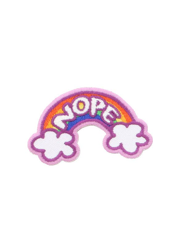 Nope Rainbow Patch for wholesale by Grindstore
