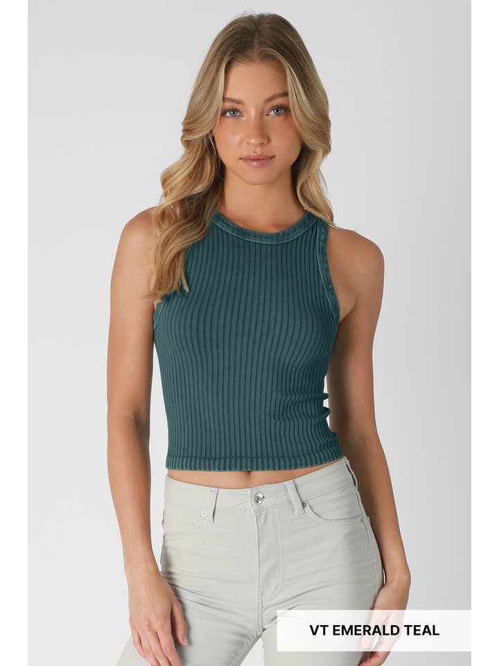 NIKIBIKI - Vente Débardeur – femme - NS8358 - Débardeur vintage à larges côtes17