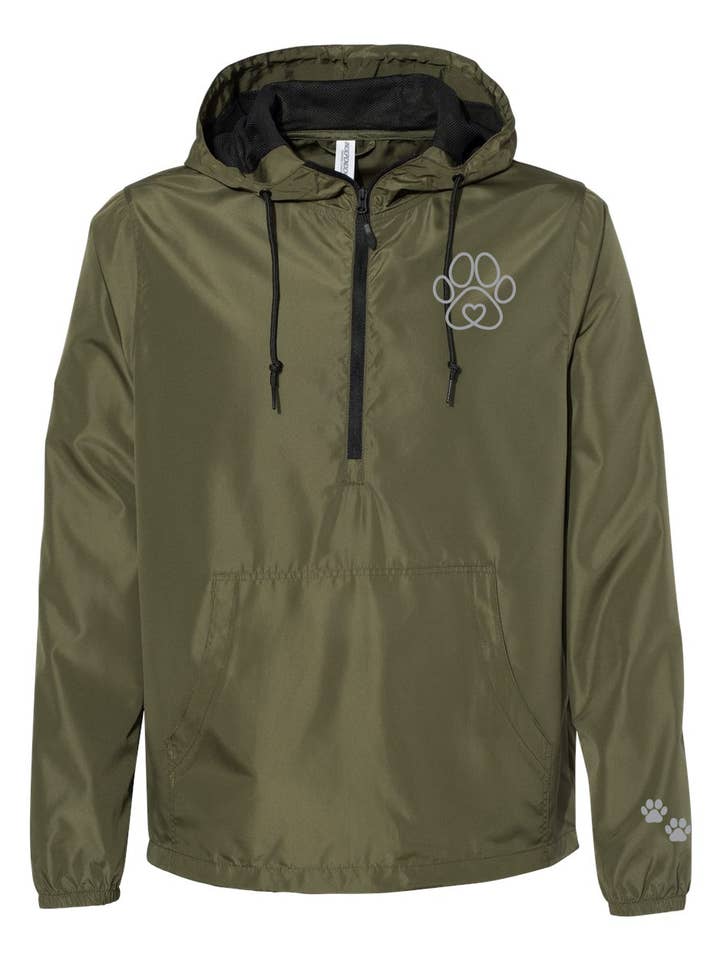 Timber & Co - Wholesale Windbreaker – Women’s - Dog Paw Reflective - Wind Jacket