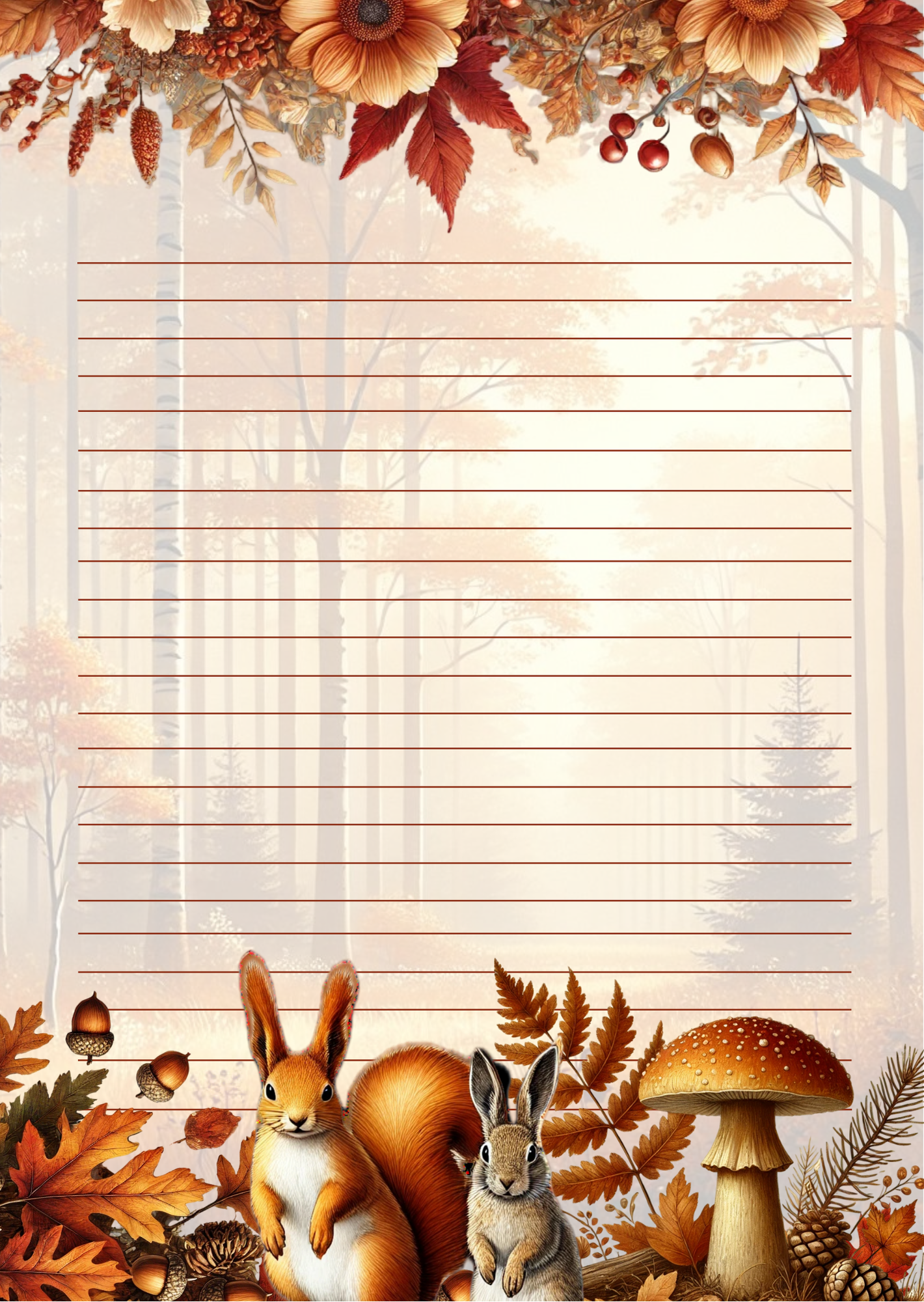 Fripperies - Wholesale Stationery/Notecard Set - Autumn Season | Fripperies Stationery1