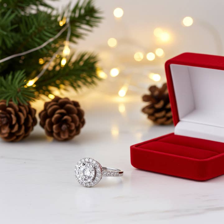 King Of Bling's4.70ct Cubic Zirconia Sterling White Silver Round Wedding Womens Ring Size 7 for wholesale by KING OF BLINGS