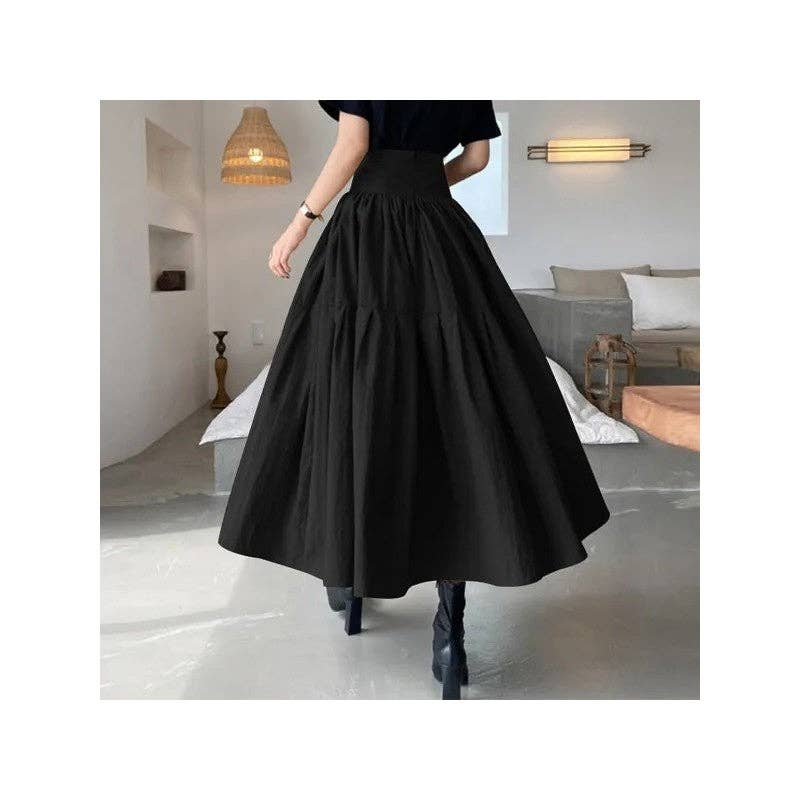 OceanusSwim – wholesale Kjol - Dam – Modeveckad kjol med resårmidja0