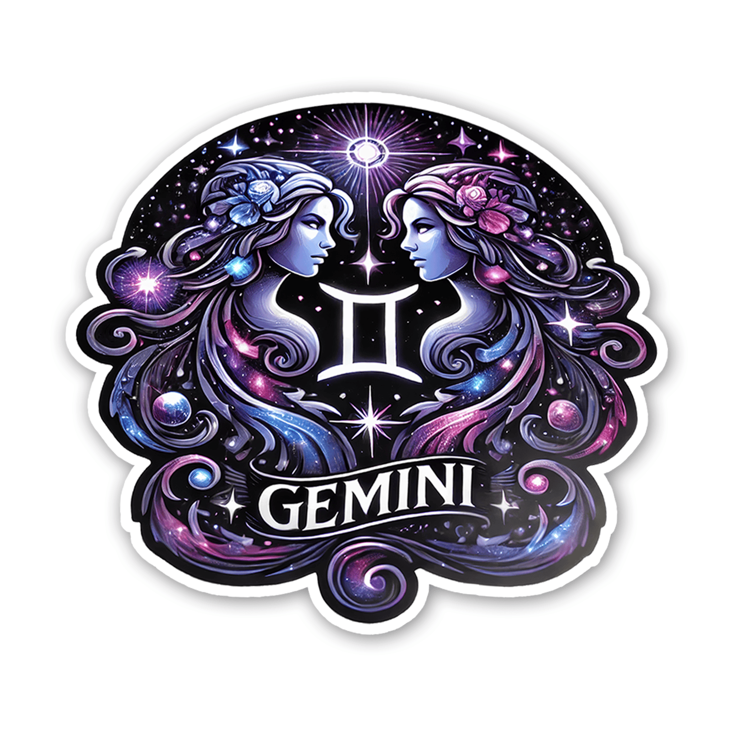 Sticker Atlas - Wholesale Sticker - Gemini Zodiac Sticker0