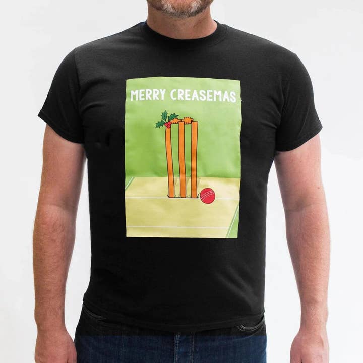 Mens Cricket Christmas T-Shirt for wholesale by Of Life & Lemons