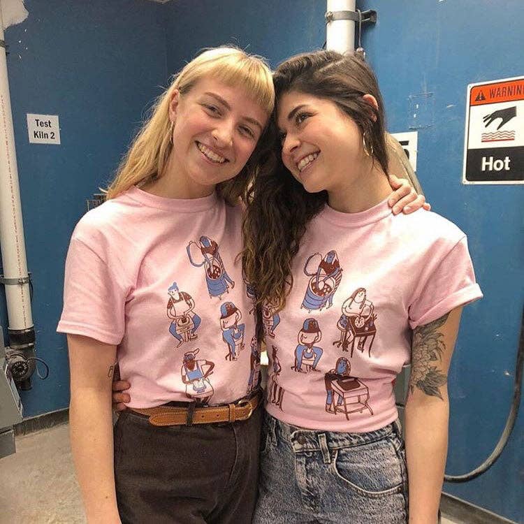 Molly Anne Bishop - Wholesale Screen Printed T-Shirt - Women's - Studio Girls Tee1