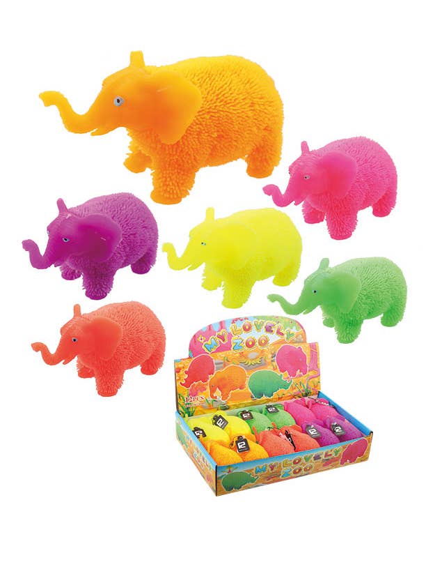 Elephant Light Up Toys (MM) for wholesale by Puka Creations