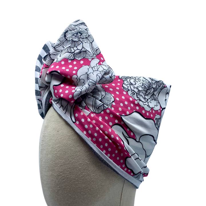 Irene, diadema hecho a mano en Italia 100 % algodón y viscosa para venta al por mayor de L'ughetta