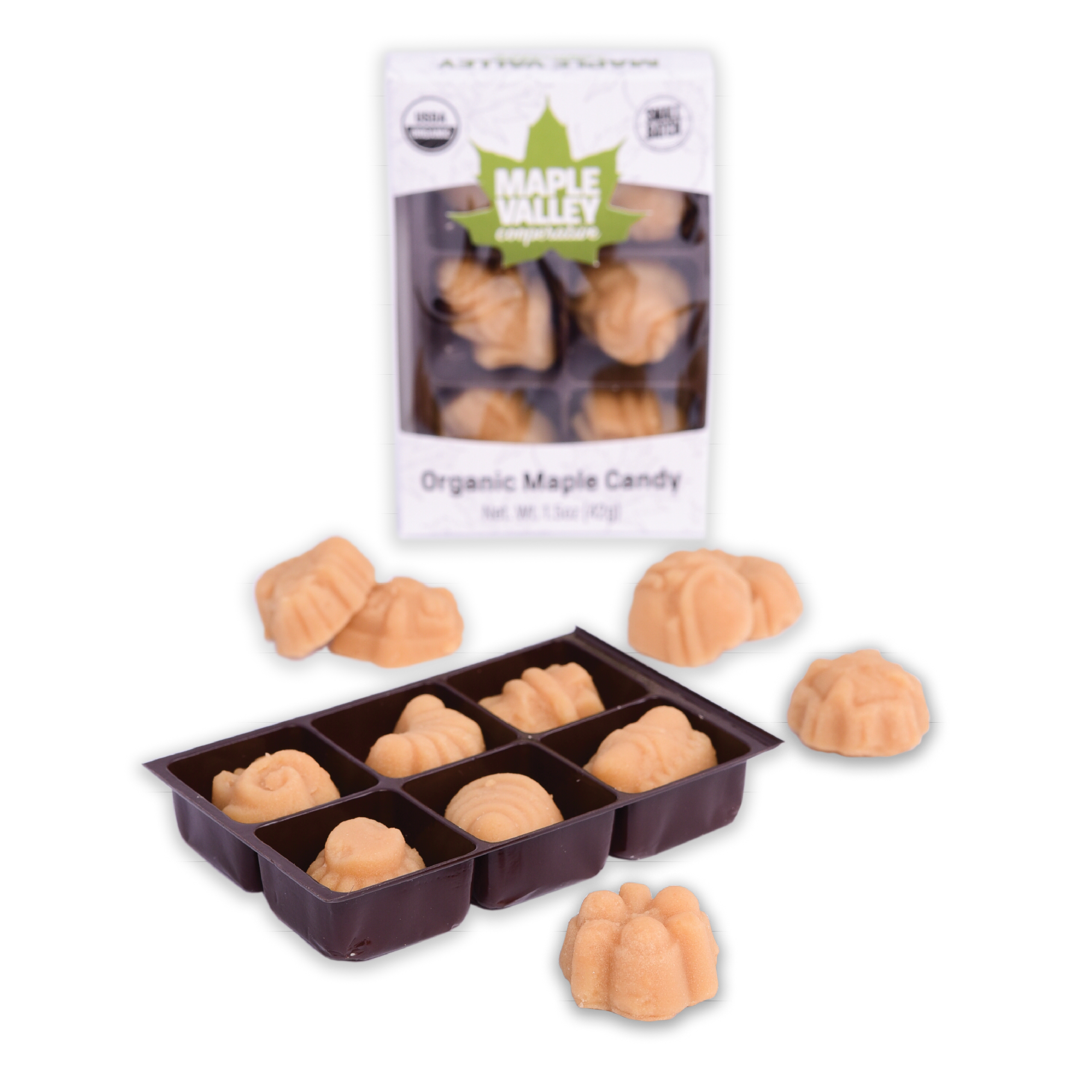 Maple Valley Cooperative - Wholesale Hard Candy - Maple Candy Organic 6 piece6