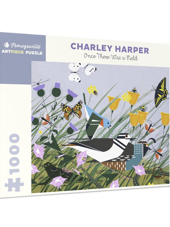 Charley Harper: Once There Was a Field 1000-Piece Jigsaw Puzzle for wholesale by Pomegranate