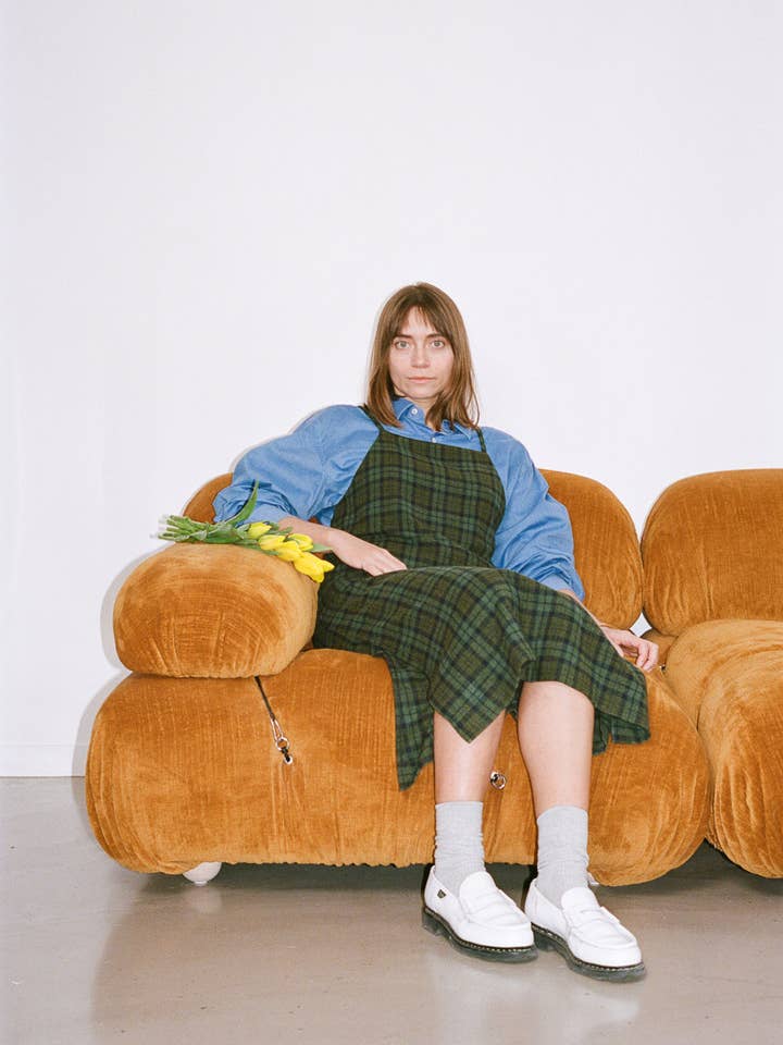 Pulpe - Wholesale Dress - Women's - Gigi check dress2