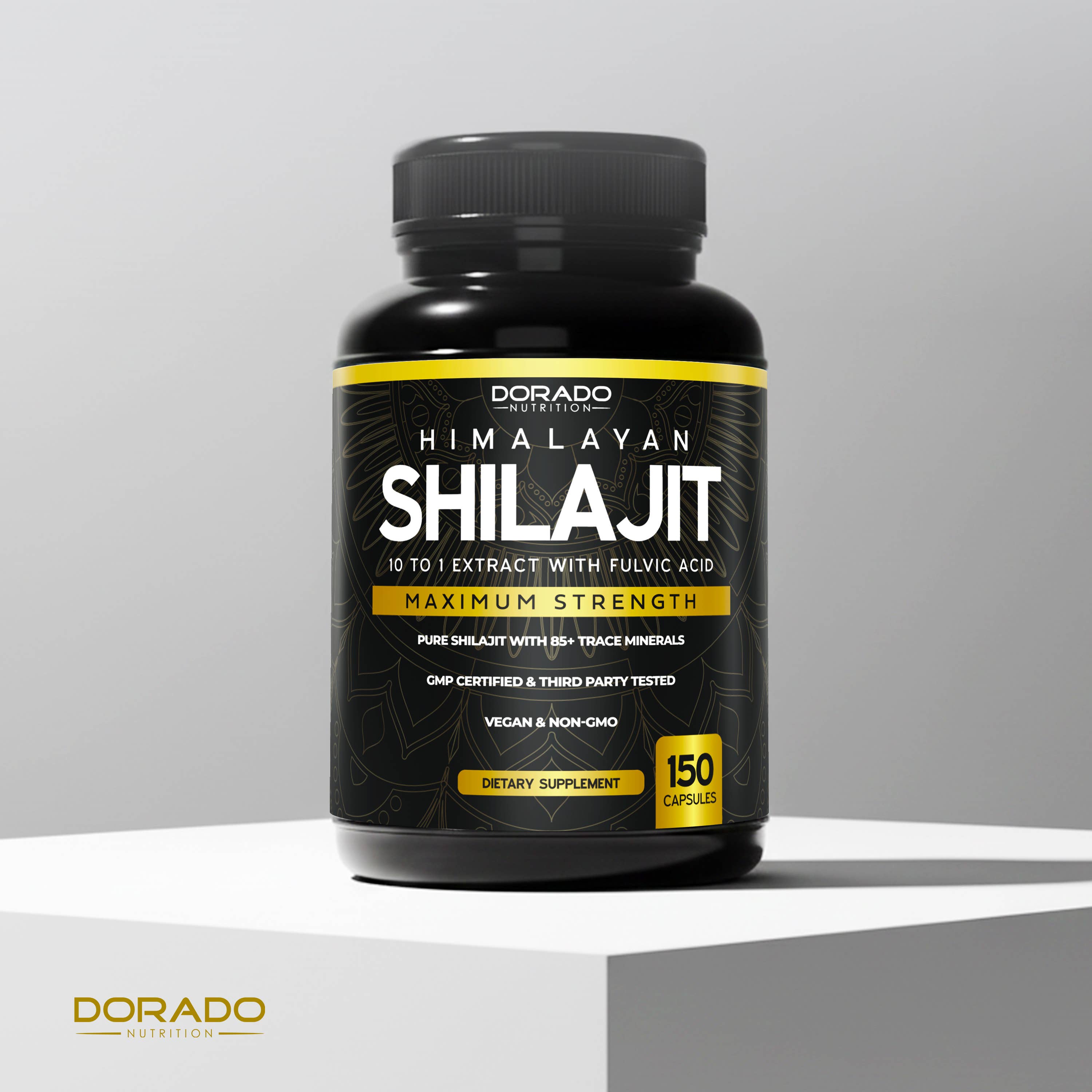 Dorado Nutrition - Wholesale Oral Supplement/Vitamin - Shilajit Supplement 10,000mg (150 Capsules)4